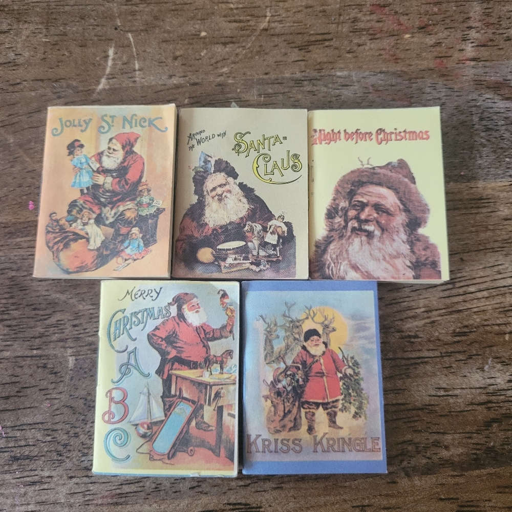 Merrimack Miniature Christmas Books Set of 5